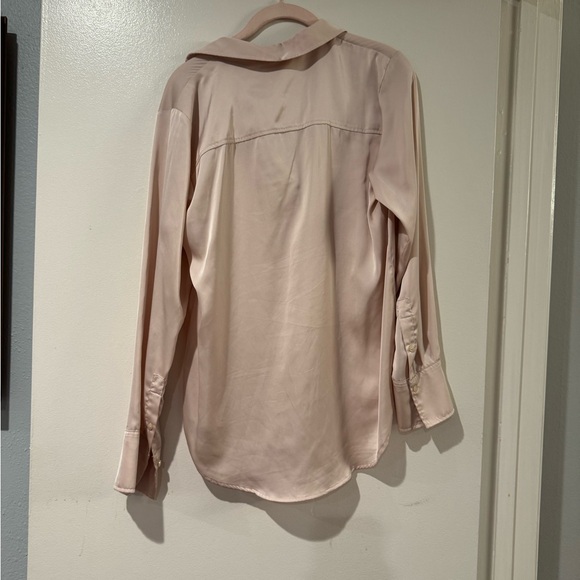 H&M Soft Beige Satin Blouse - Picture 3 of 3